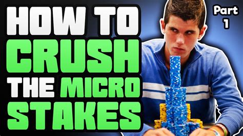 micro stakes tournament strategy